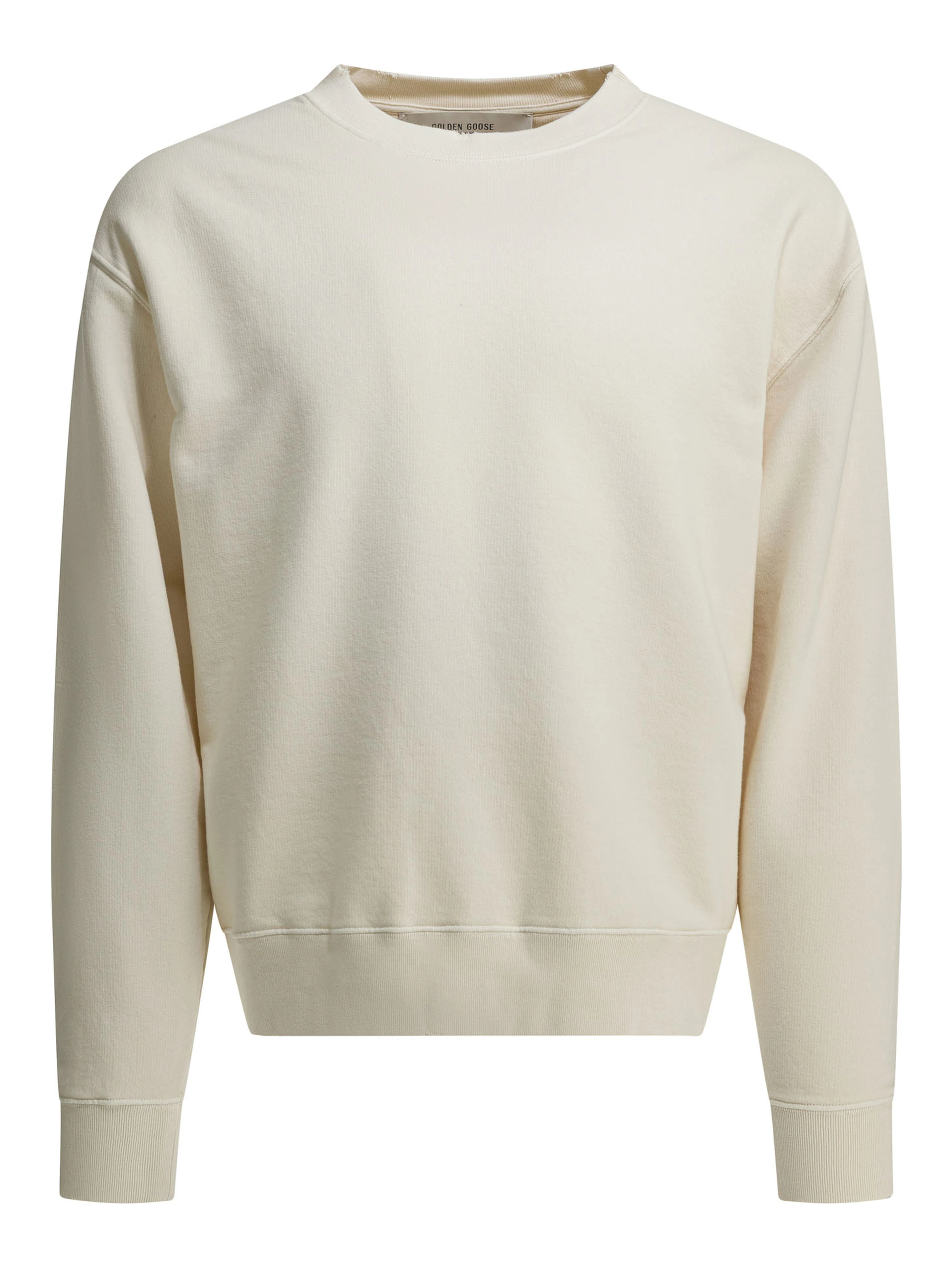 Crewneck sweatshirt with reverse logo