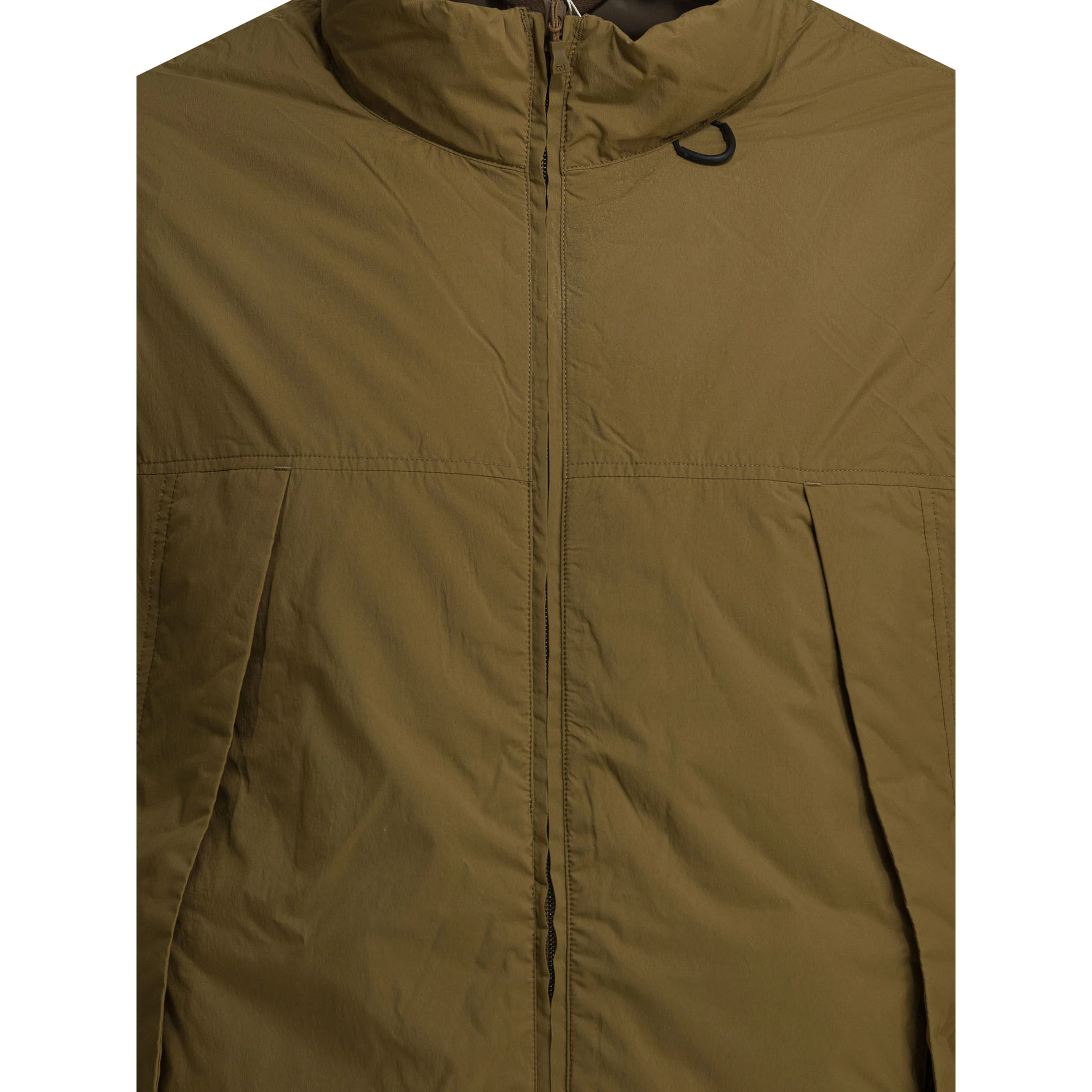 "Tech 2Way" short down jacket