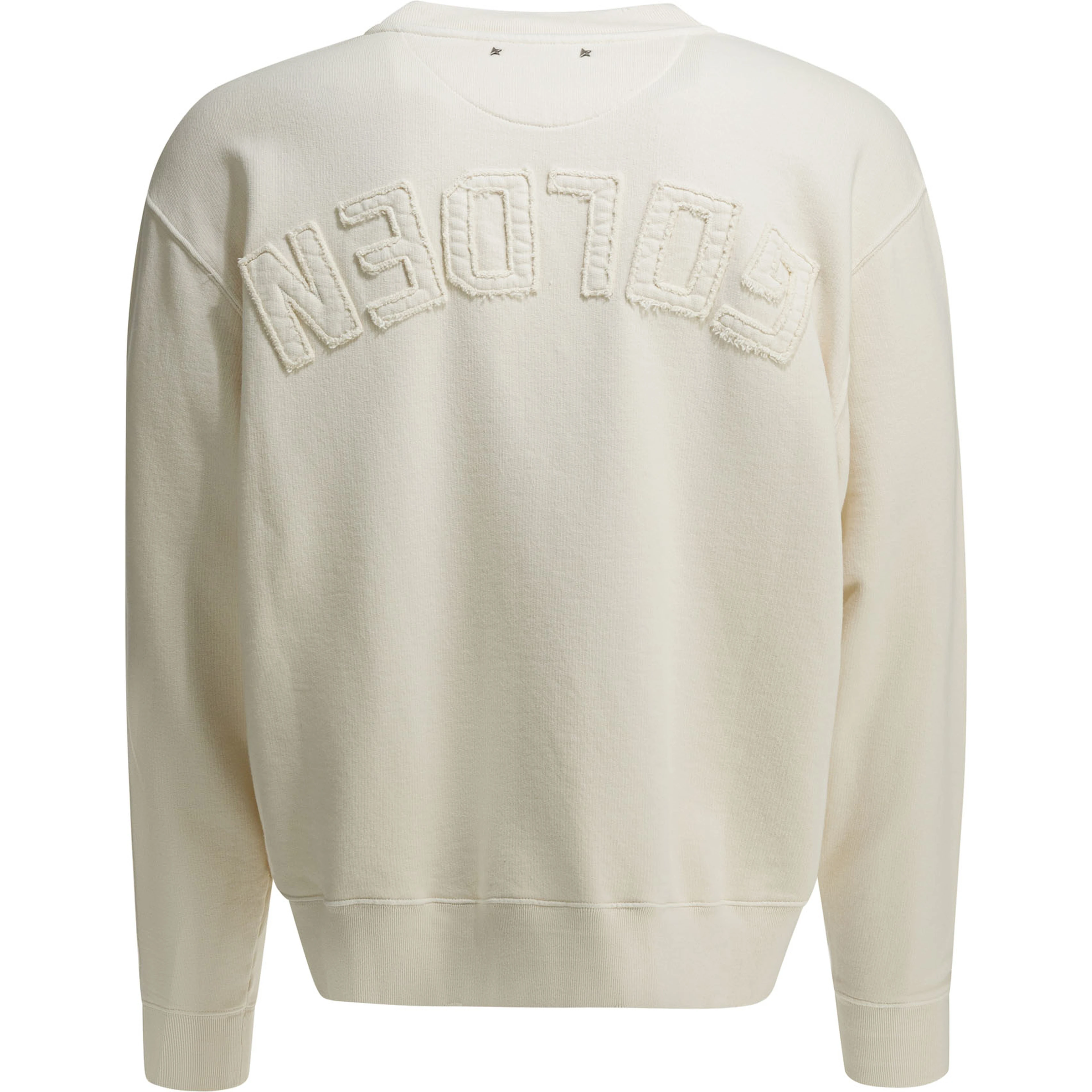 Crewneck sweatshirt with reverse logo