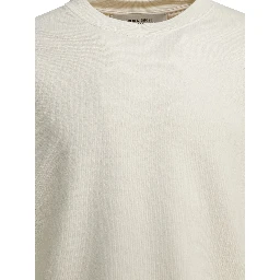 Crewneck sweatshirt with reverse logo