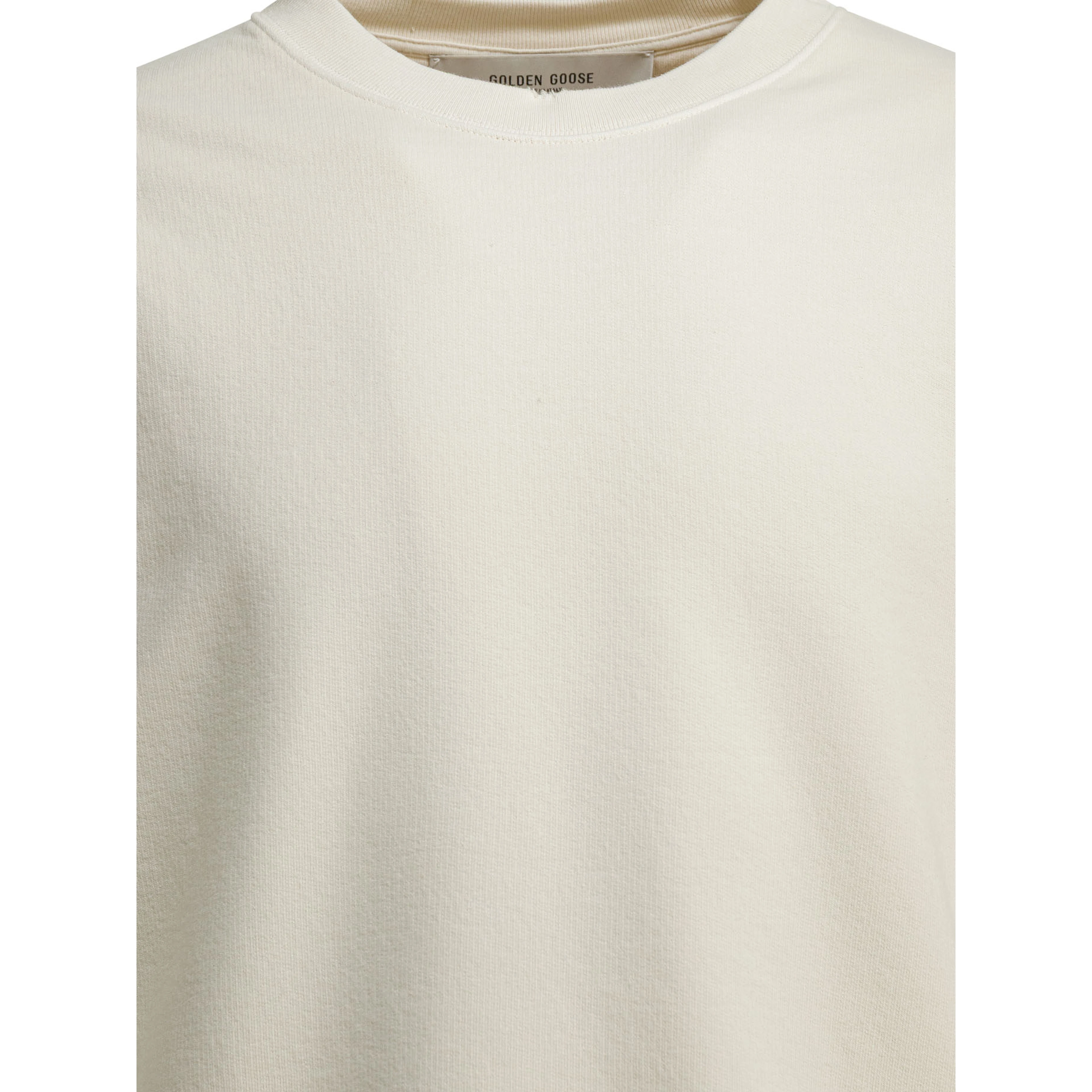 Crewneck sweatshirt with reverse logo