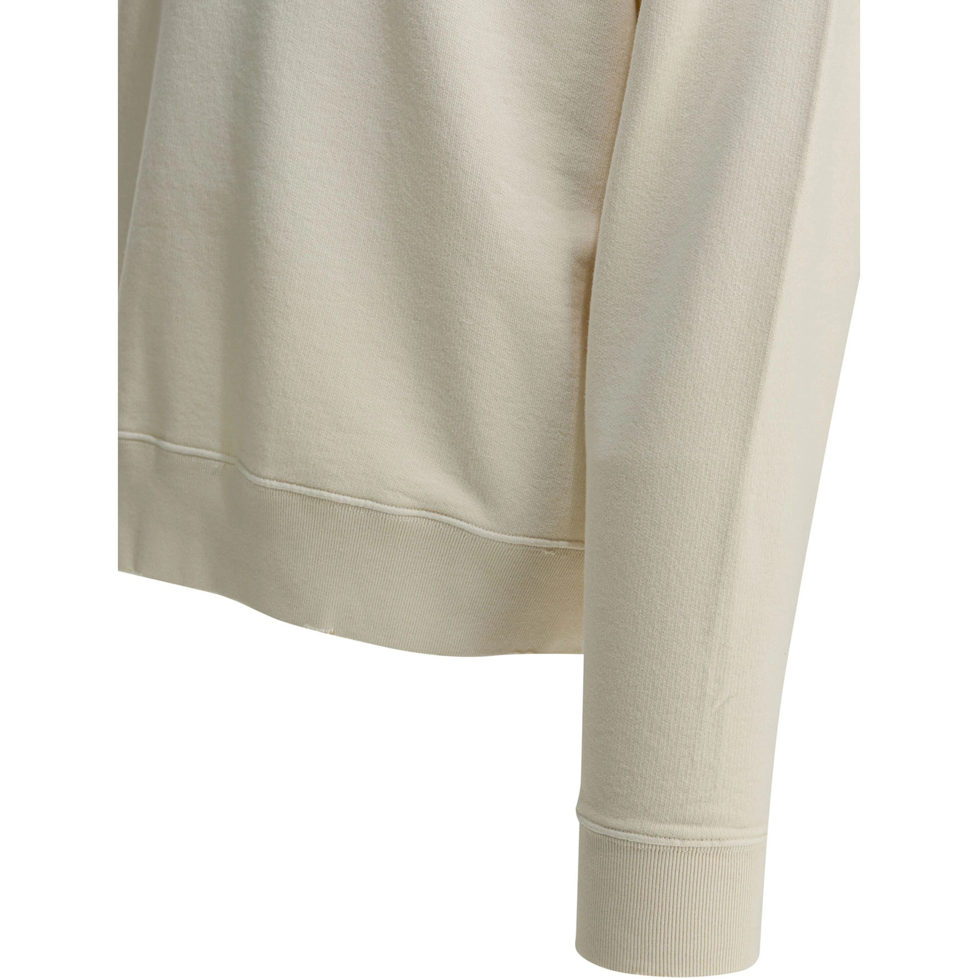 Crewneck sweatshirt with reverse logo