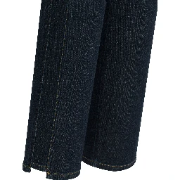 "Used Linen" straight leg jeans