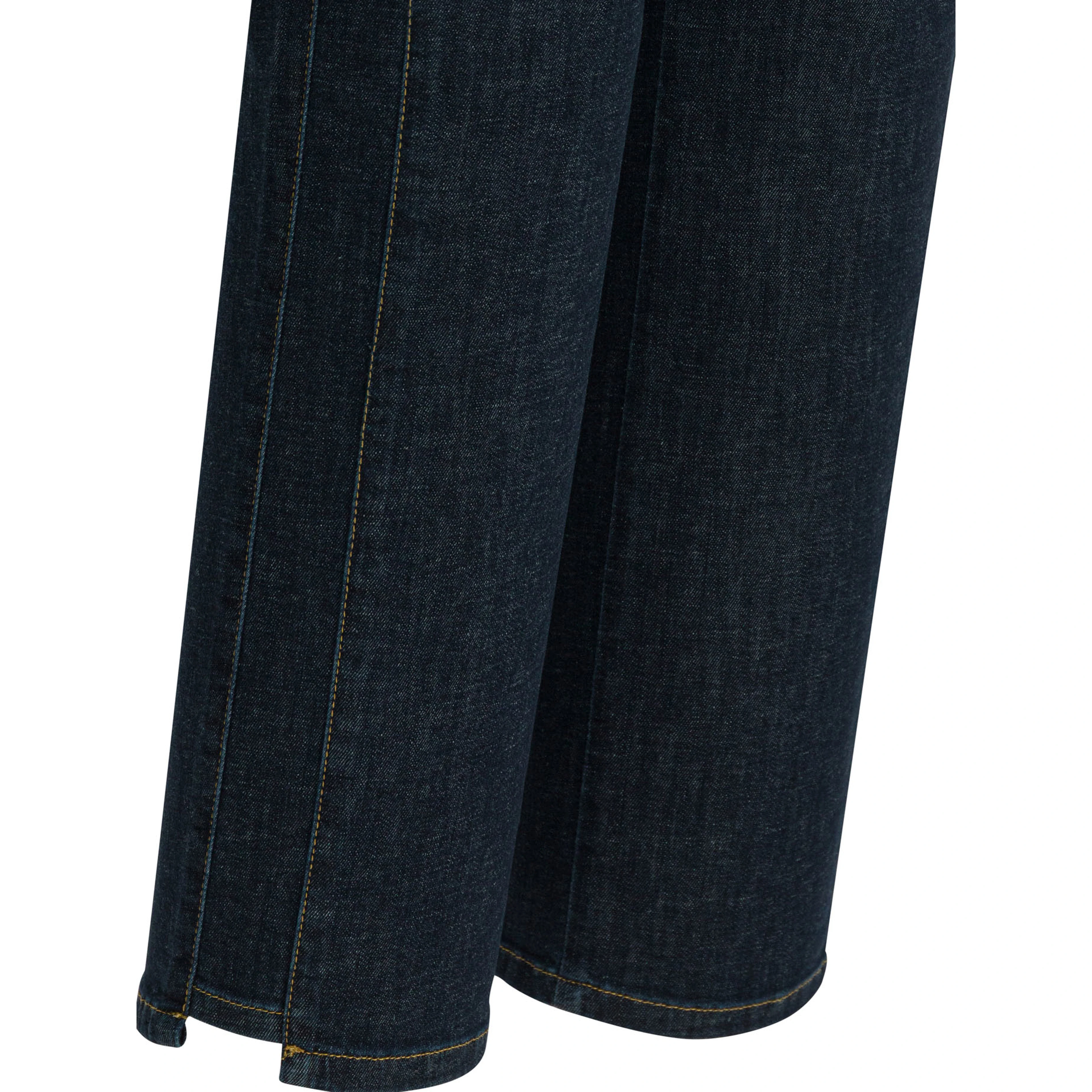 "Used Linen" straight leg jeans