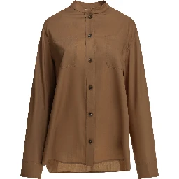 Virgin wool casual shirt