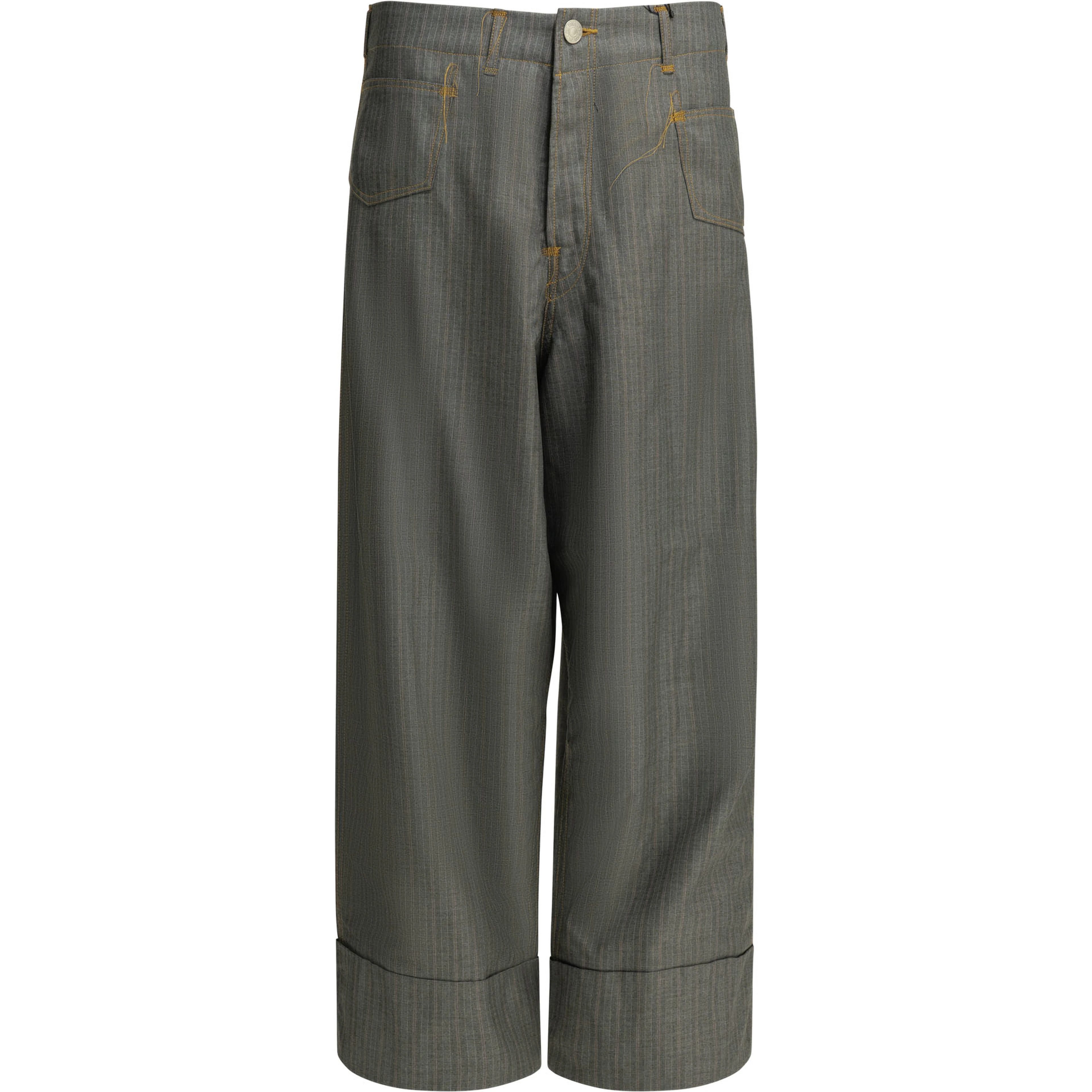 Casual pinstripe pants