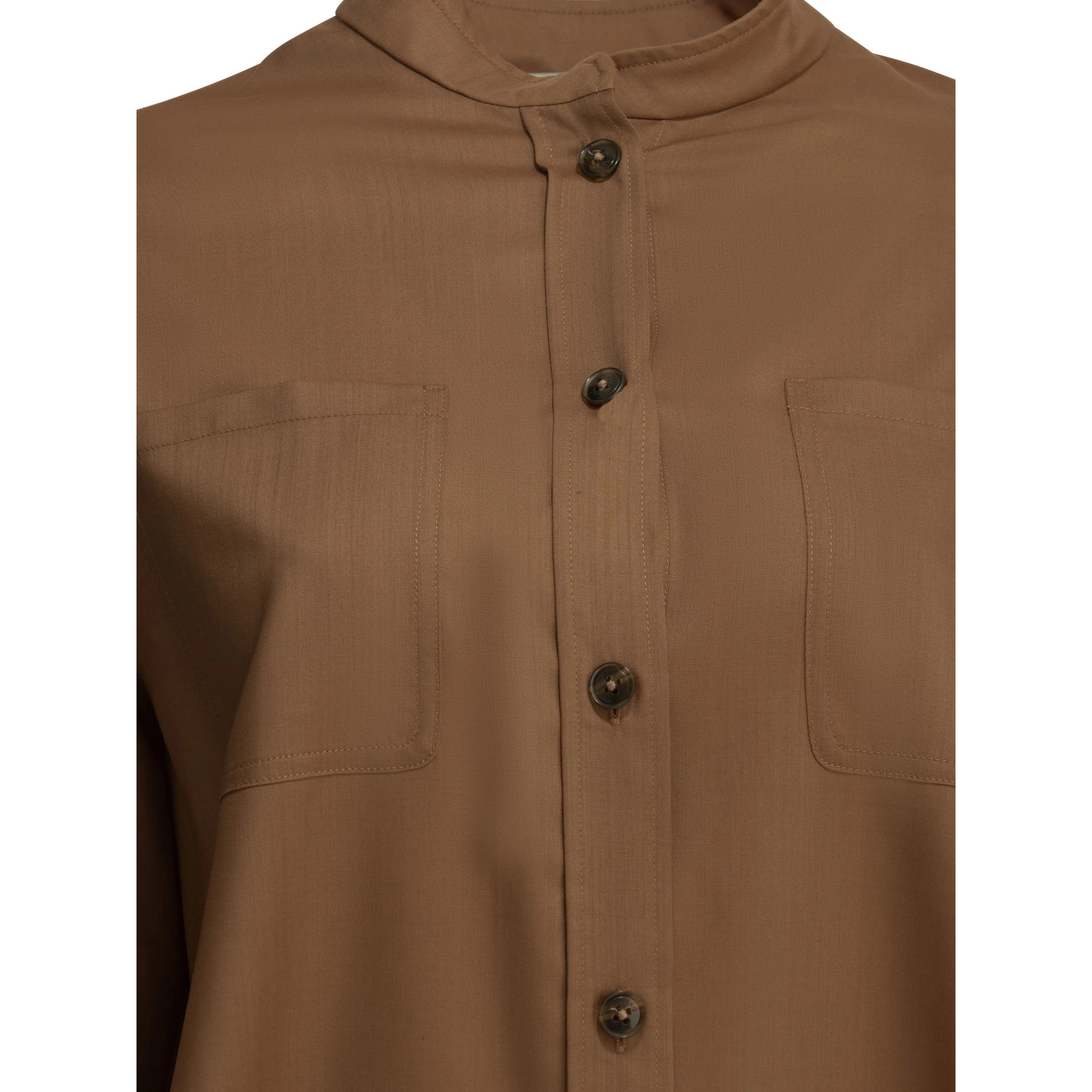 Virgin wool casual shirt