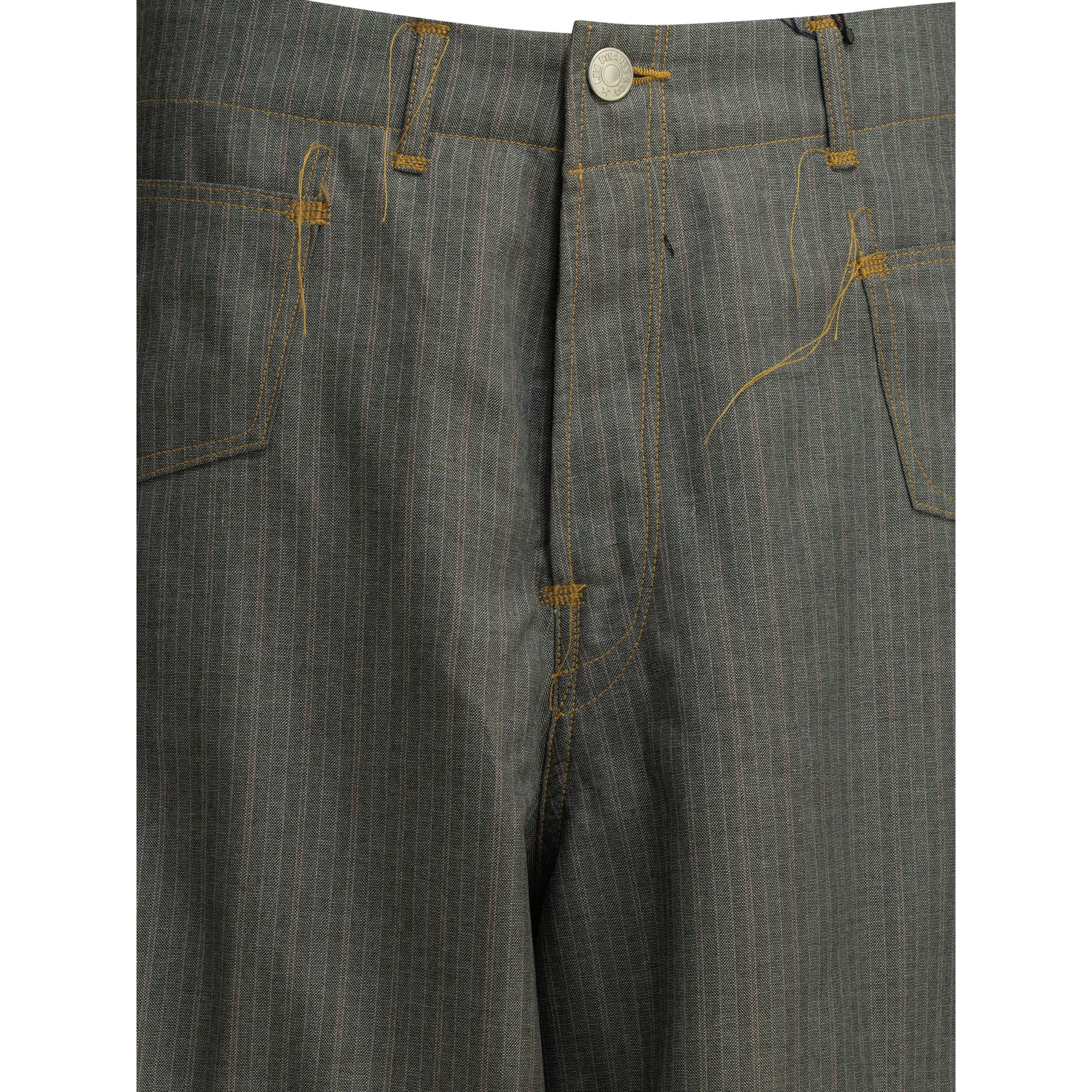 Casual pinstripe pants