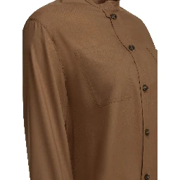 Virgin wool casual shirt