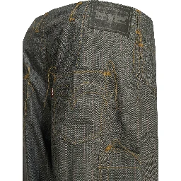 Casual pinstripe pants