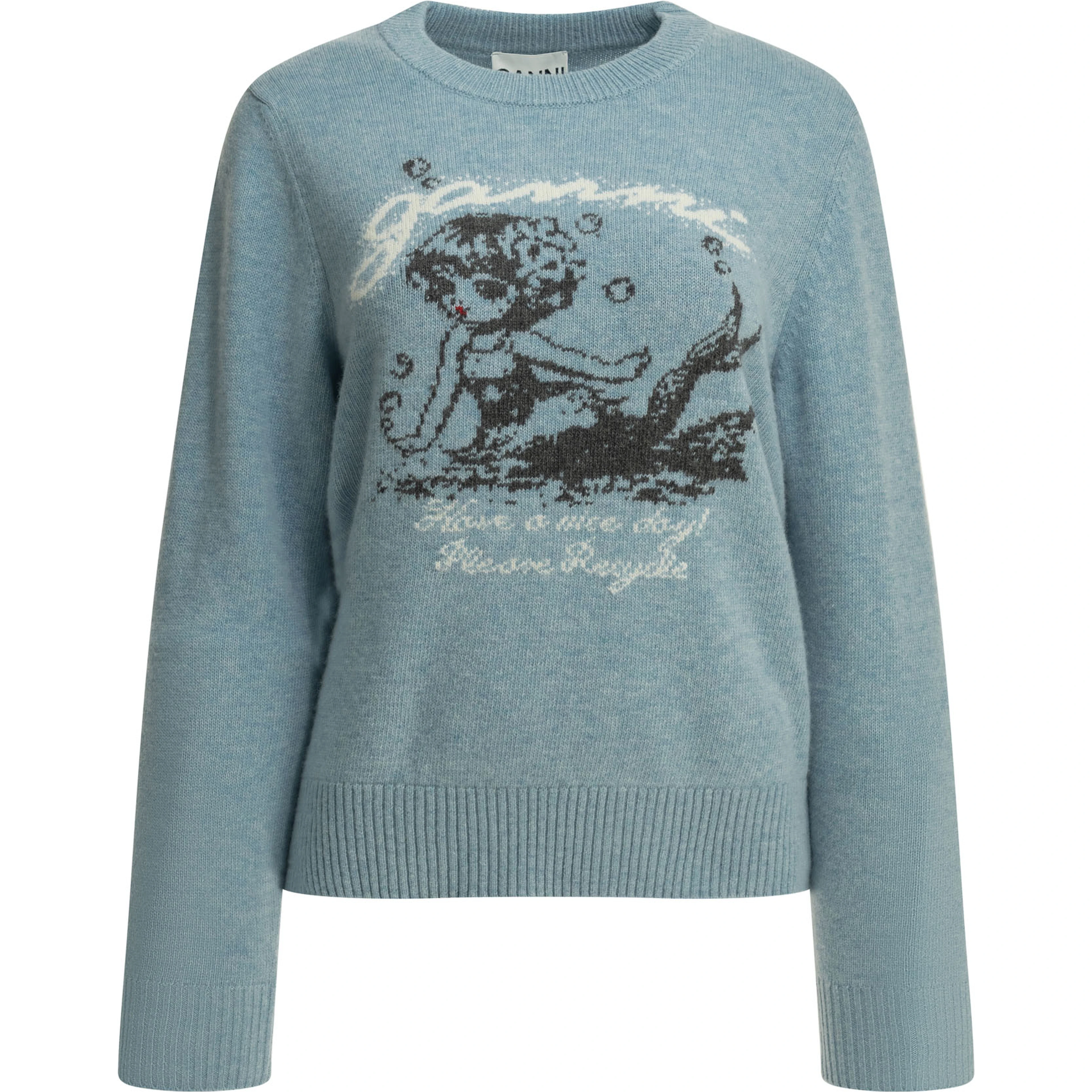 "Mermaid" Crew-neck sweater