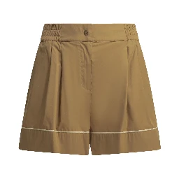 Utility shorts with reverse logo