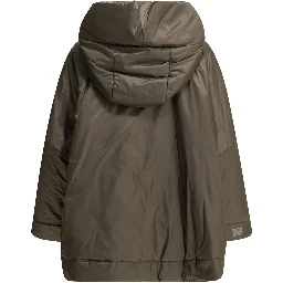 Water-repellent padded jacket