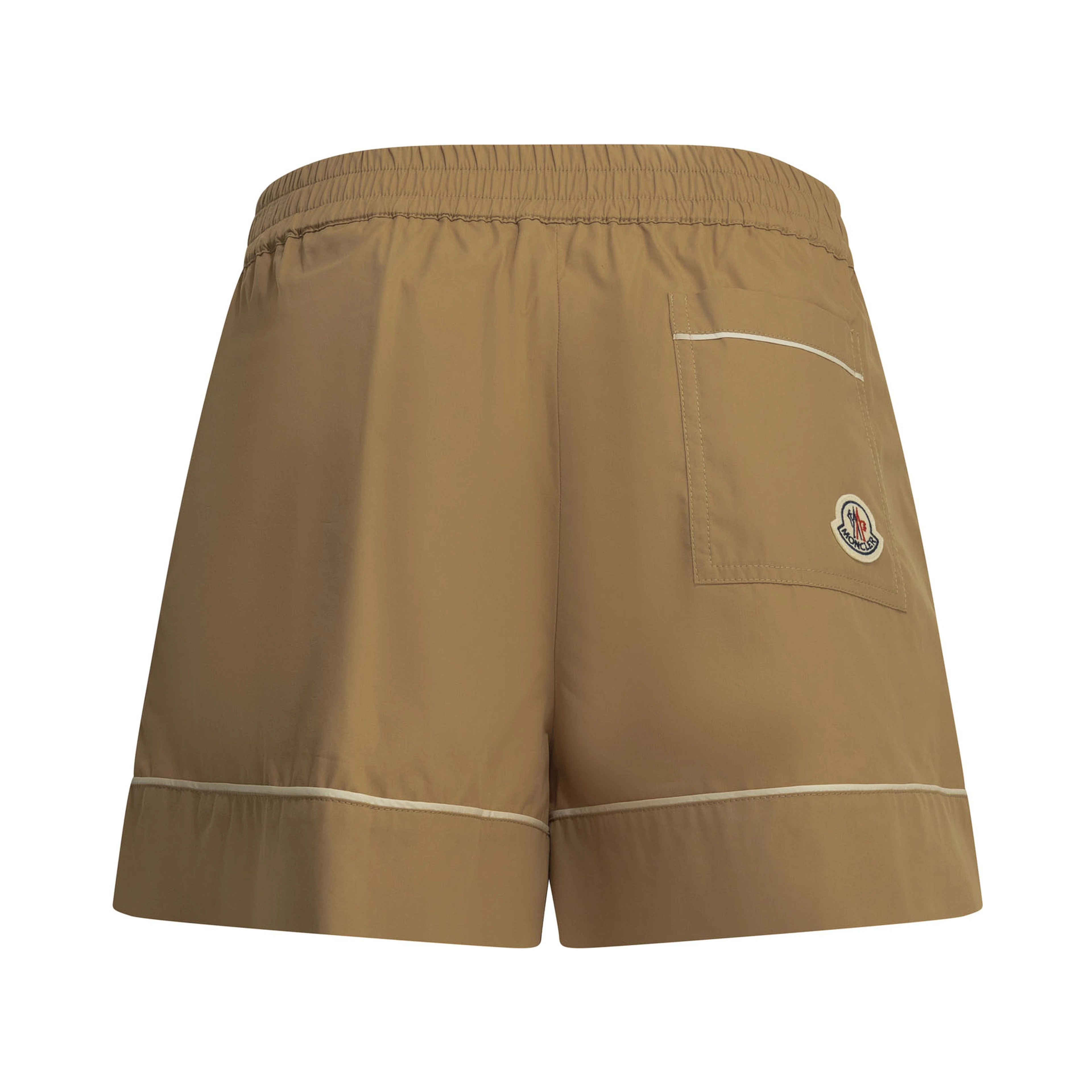 Utility shorts with reverse logo