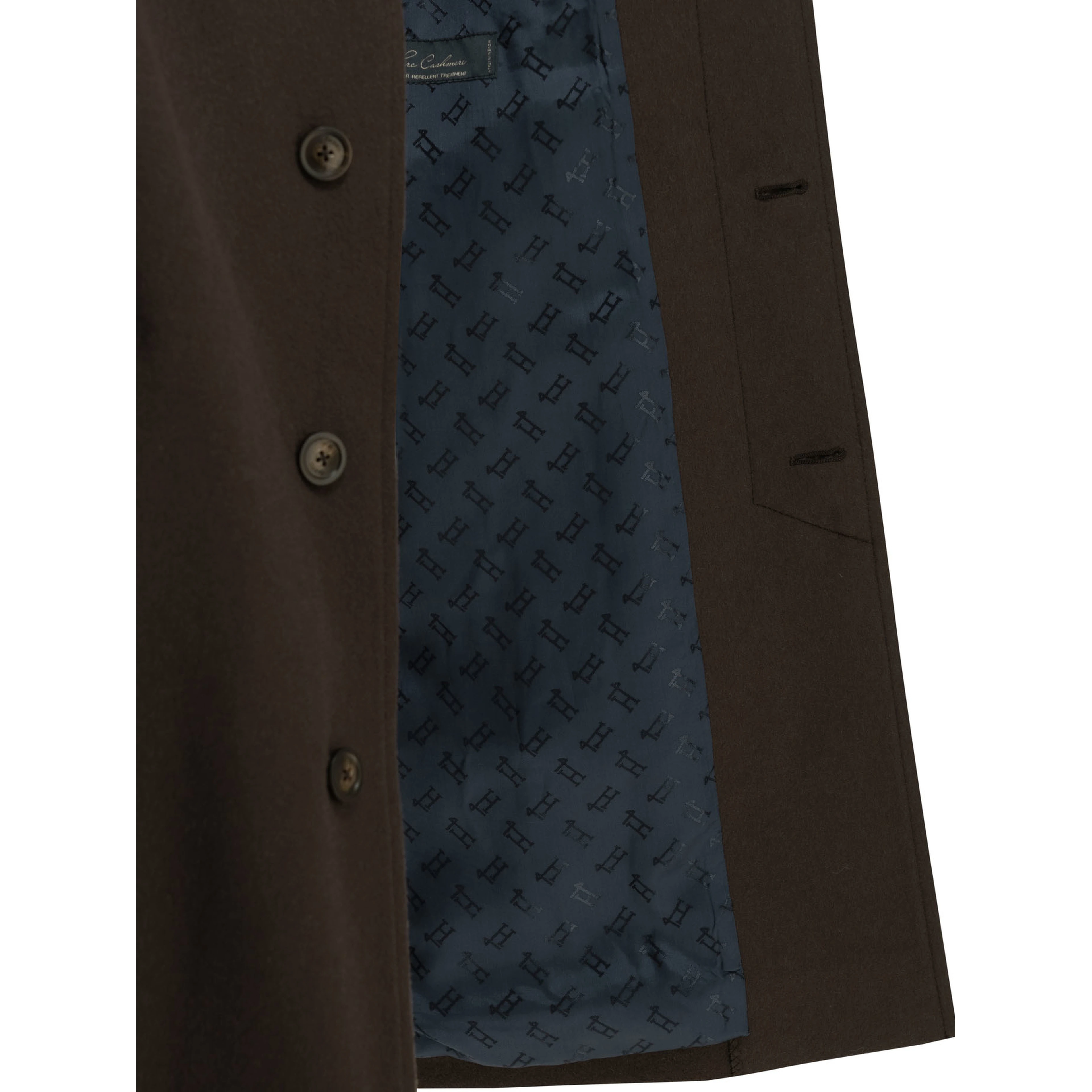 Long coat made of pure cashmere