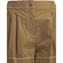 Utility shorts with reverse logo