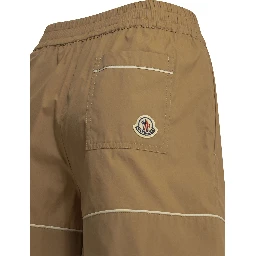 Utility shorts with reverse logo