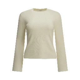 Round-neck T-shirt made of virgin wool