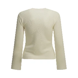 Round-neck T-shirt made of virgin wool