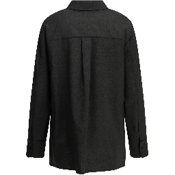 Casual shirt made of virgin wool