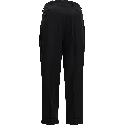 Tailored pants made of wool blend