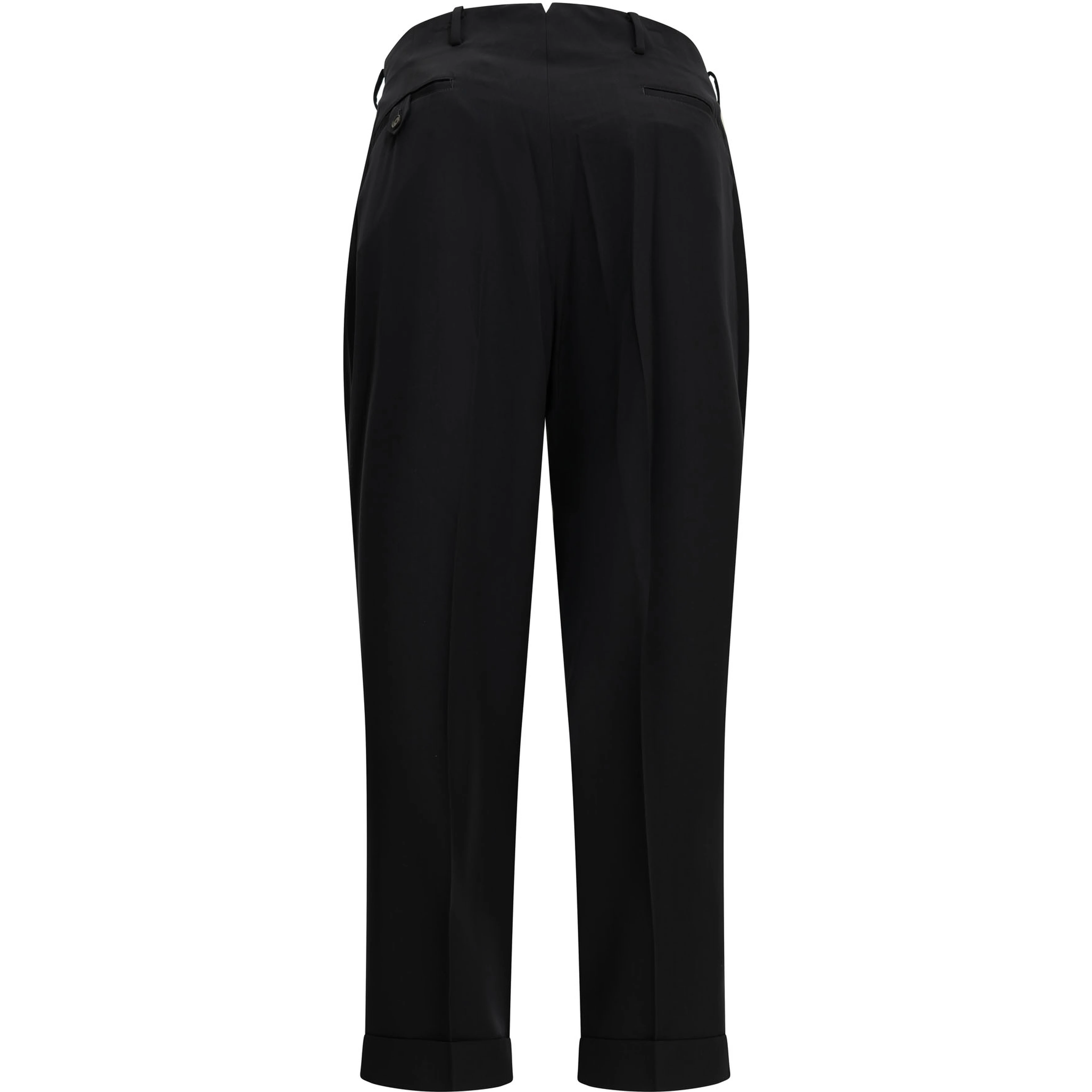 Tailored pants made of wool blend