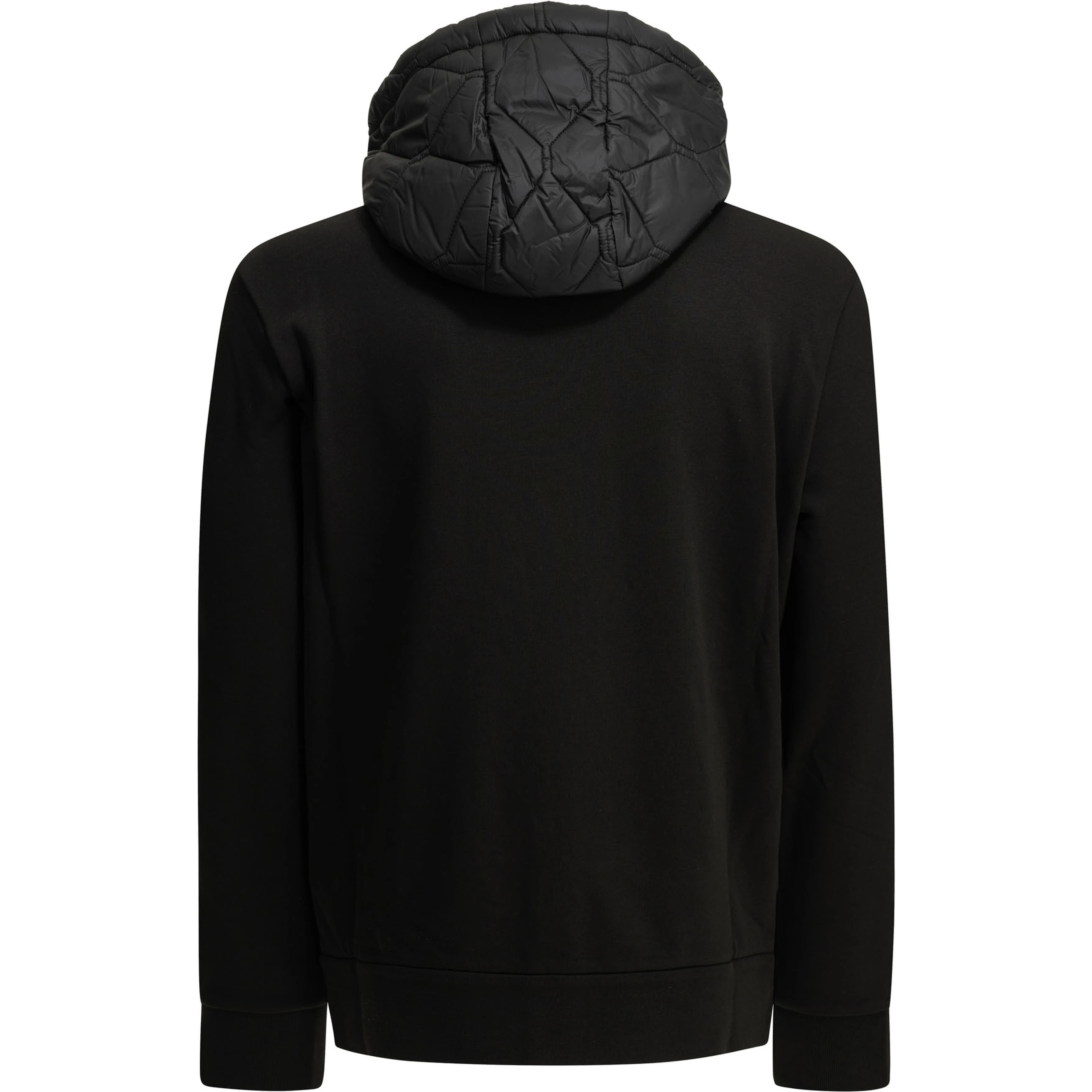 Quilted Zip-Up Sweatshirt
