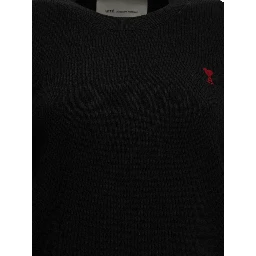 "Ami de Coeur" Crew-Neck Sweater