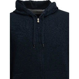 Cashmere and Cotton Zip-Up Sweatshirt