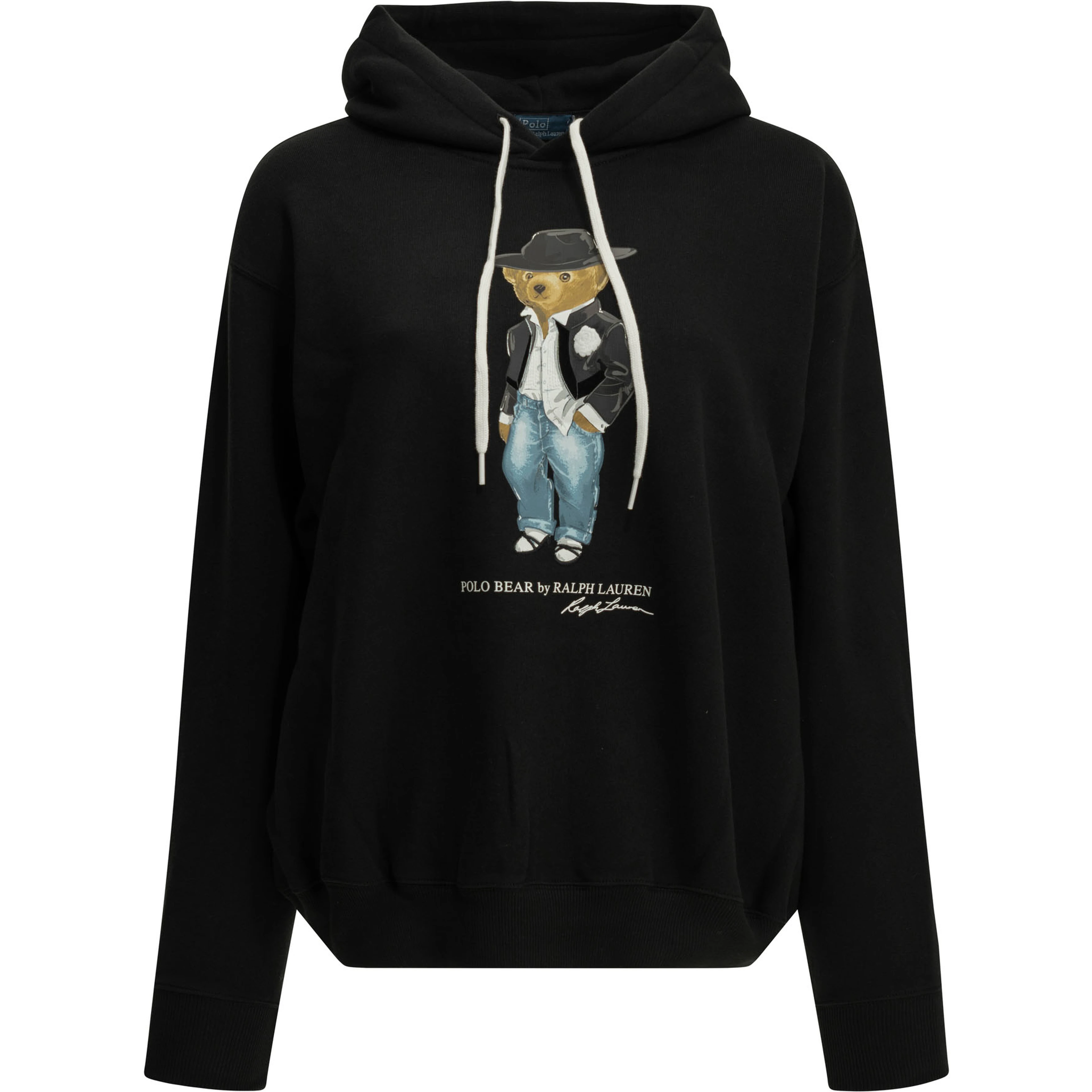 "Holiday Polo Bear" Hooded Sweatshirt