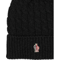 Wool beanie with logo