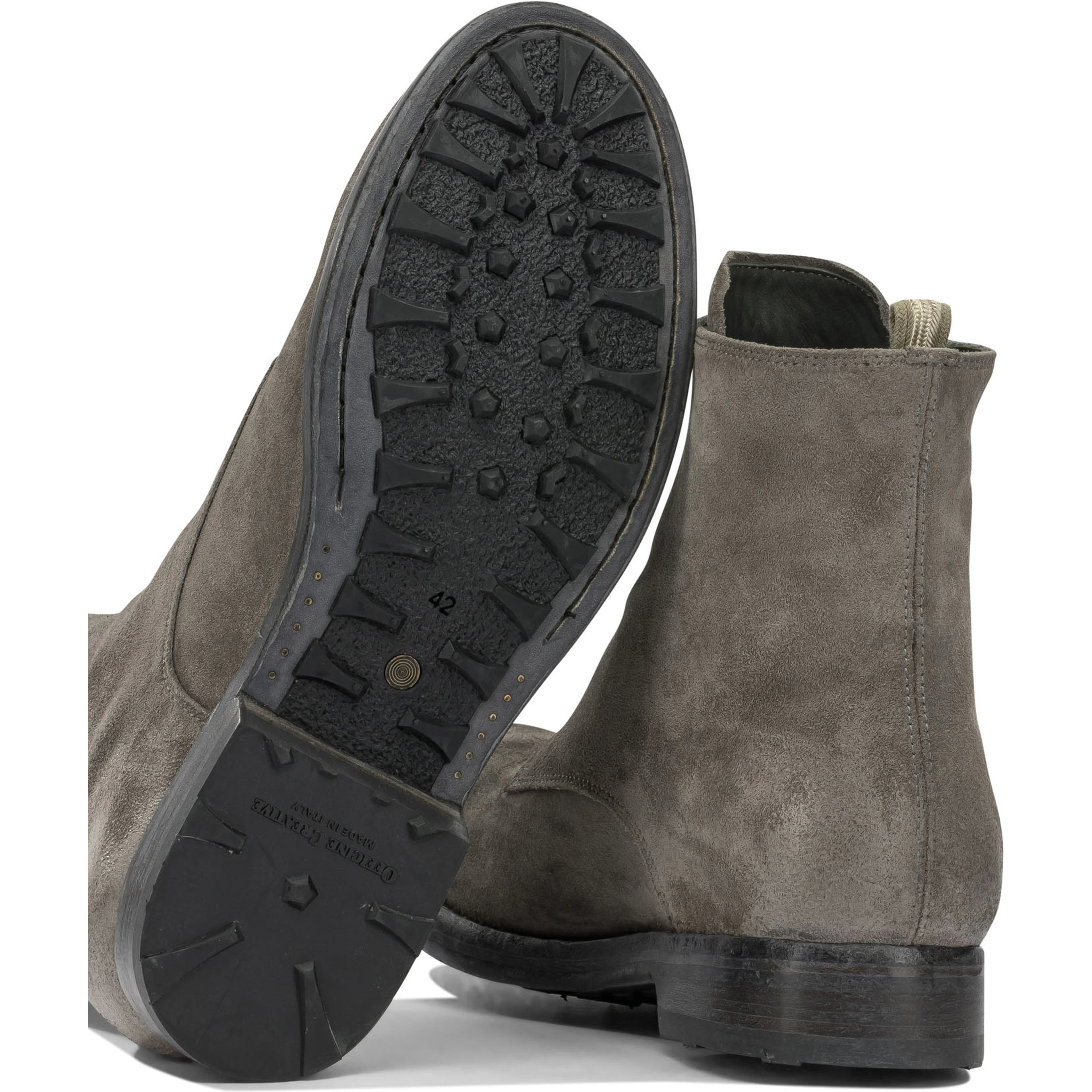 "Bulla DD Lug 114" Ankle Boots with Zipper