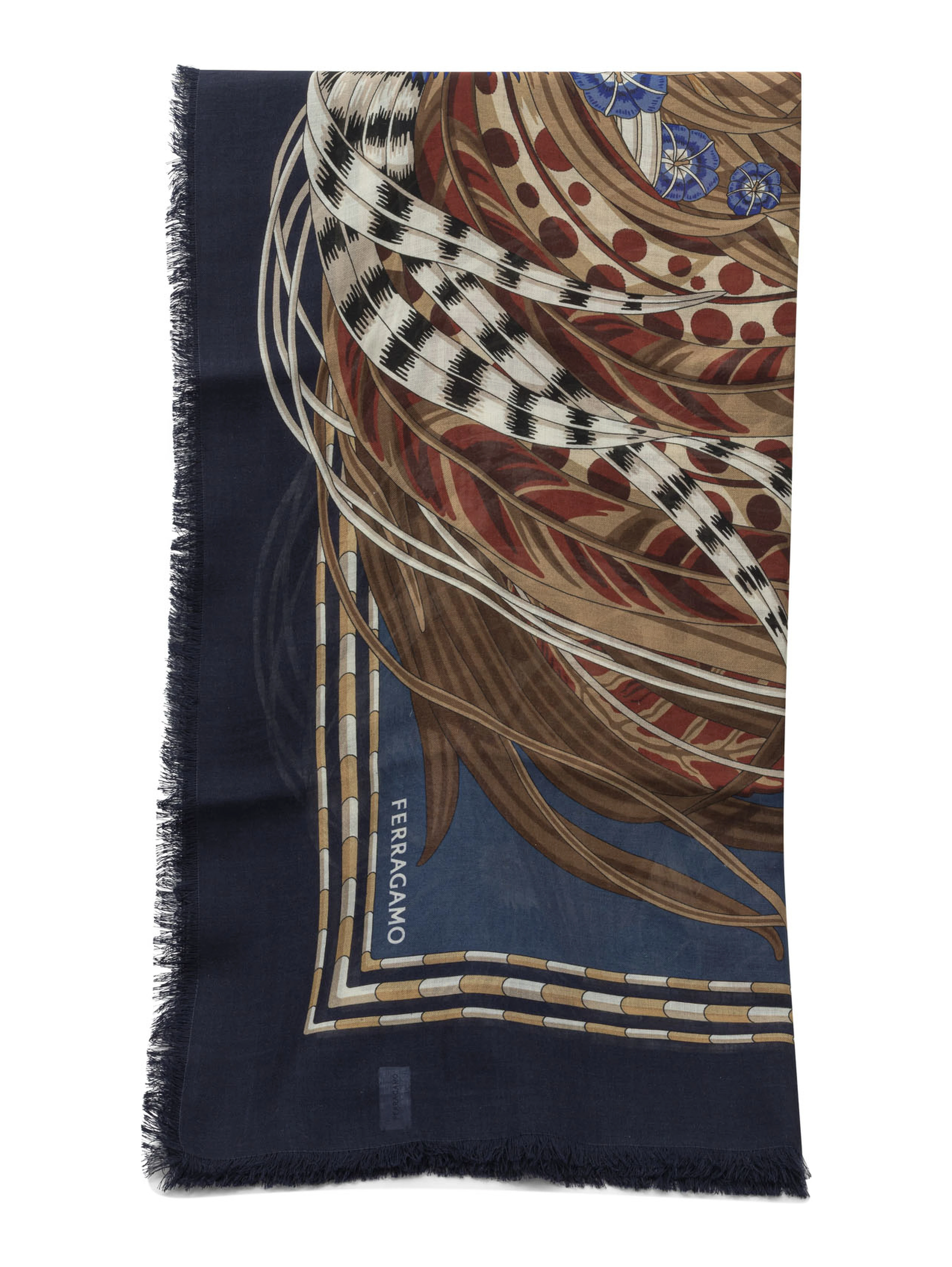 "Rooster" cashmee blend scarf