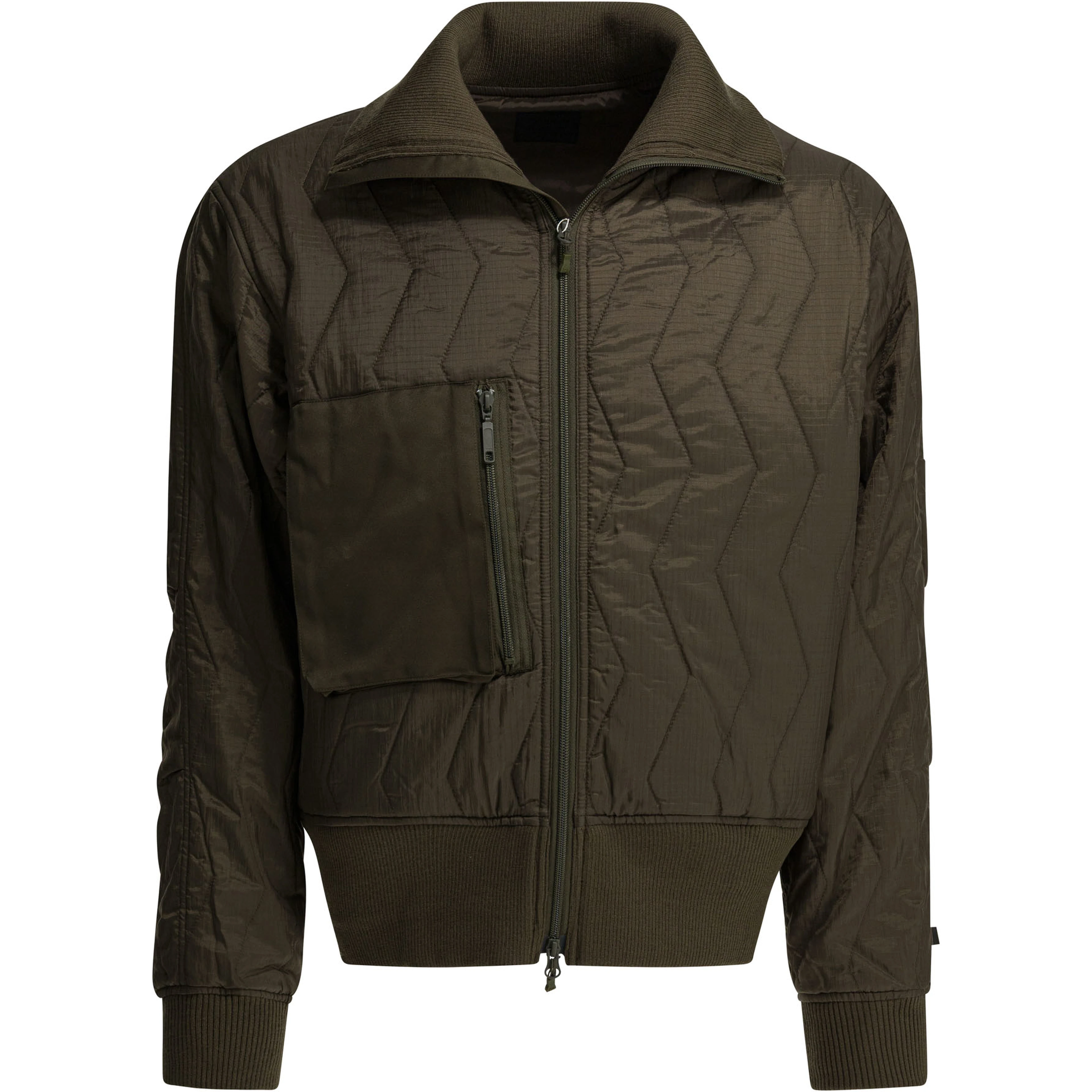 Quilted nylon jacket