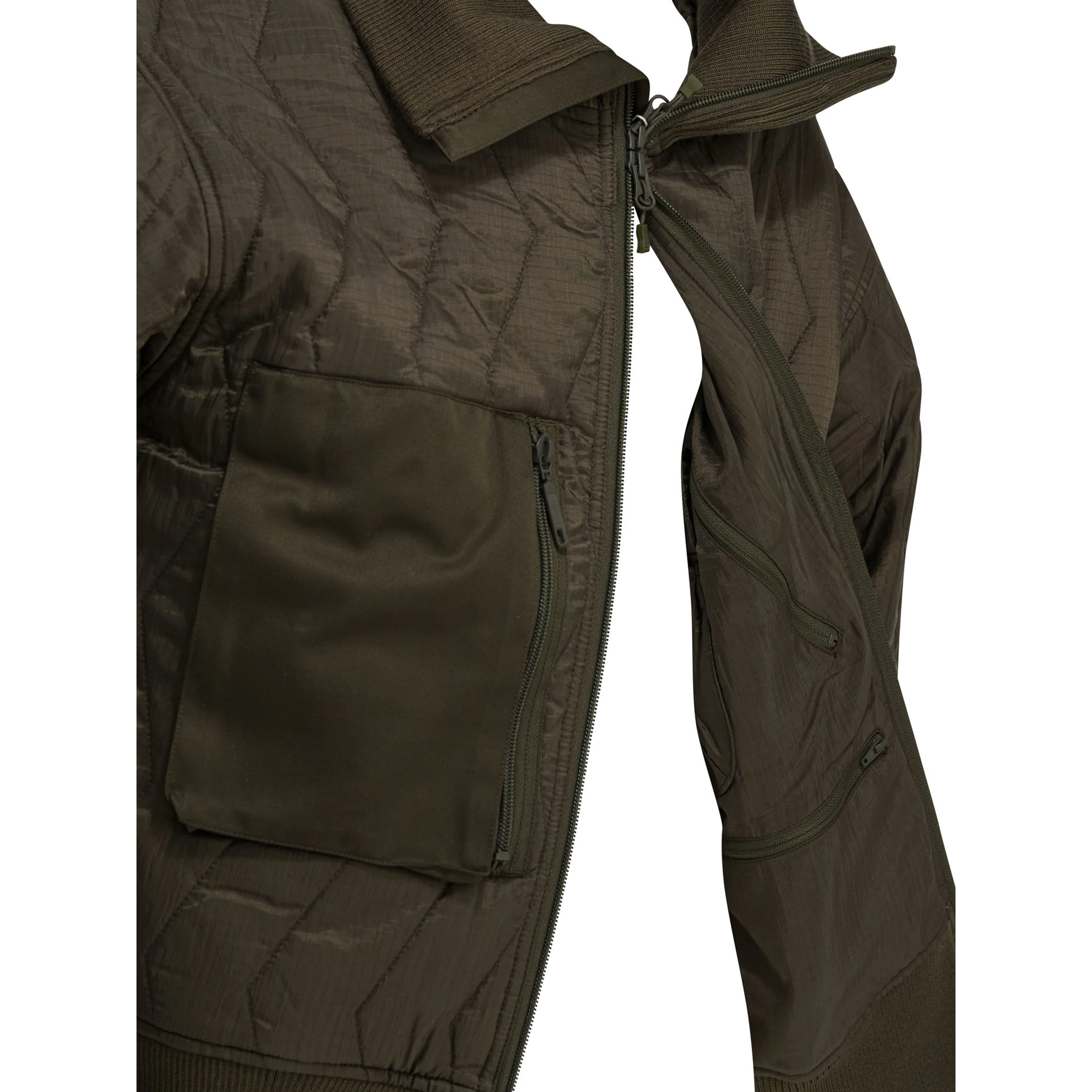 Quilted nylon jacket