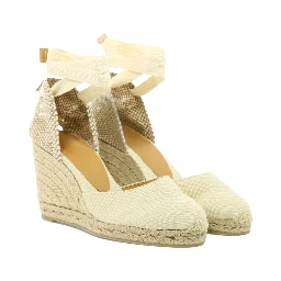 "Carina 90mm" high espadrilles