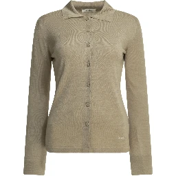 Silk blend cardigan
