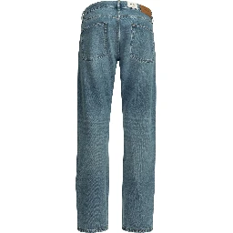 Straight-leg jeans