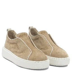 Low suede sneakers