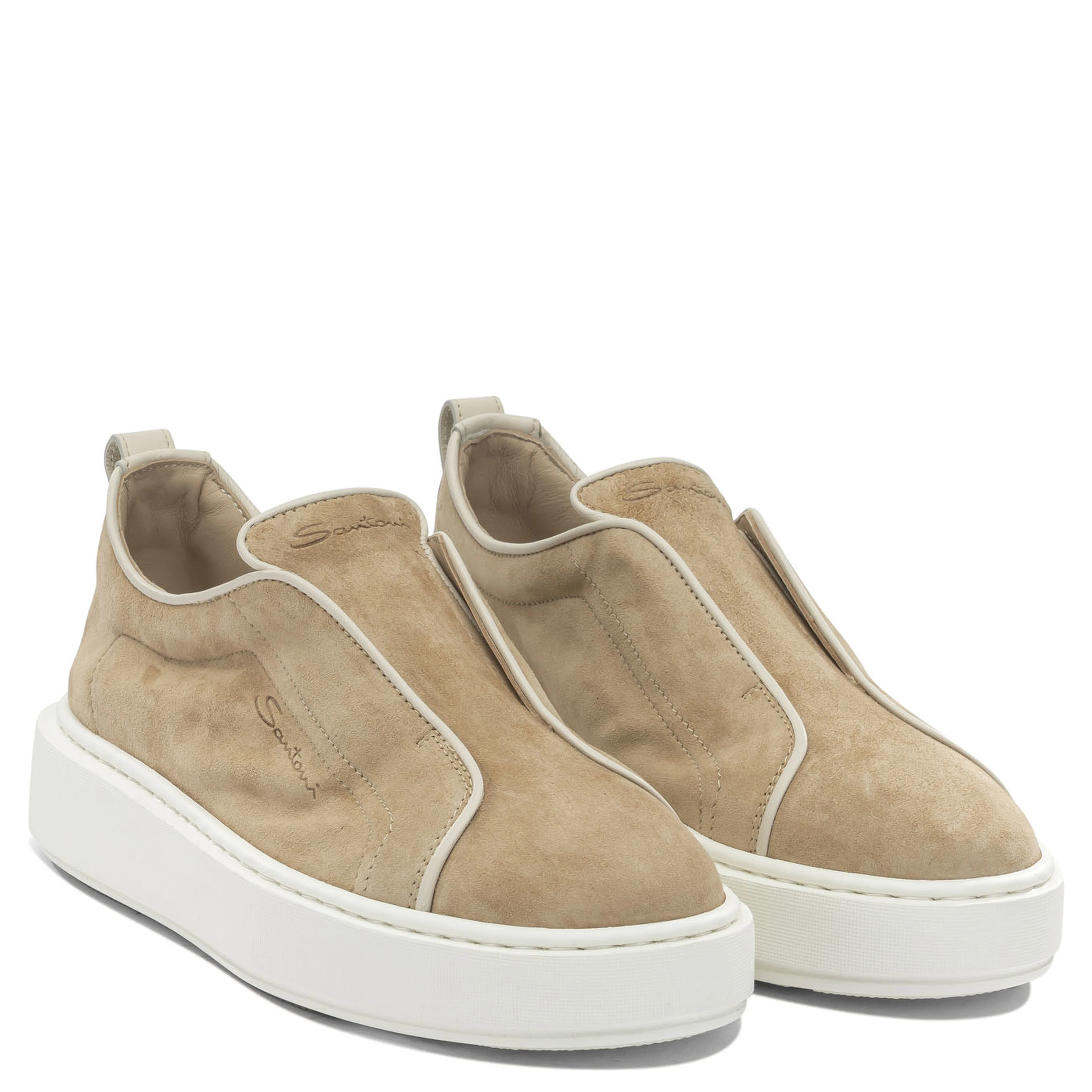 Low suede sneakers