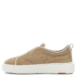 Low suede sneakers