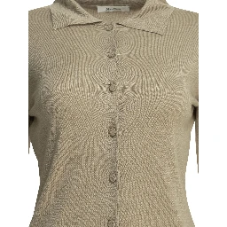 Silk blend cardigan