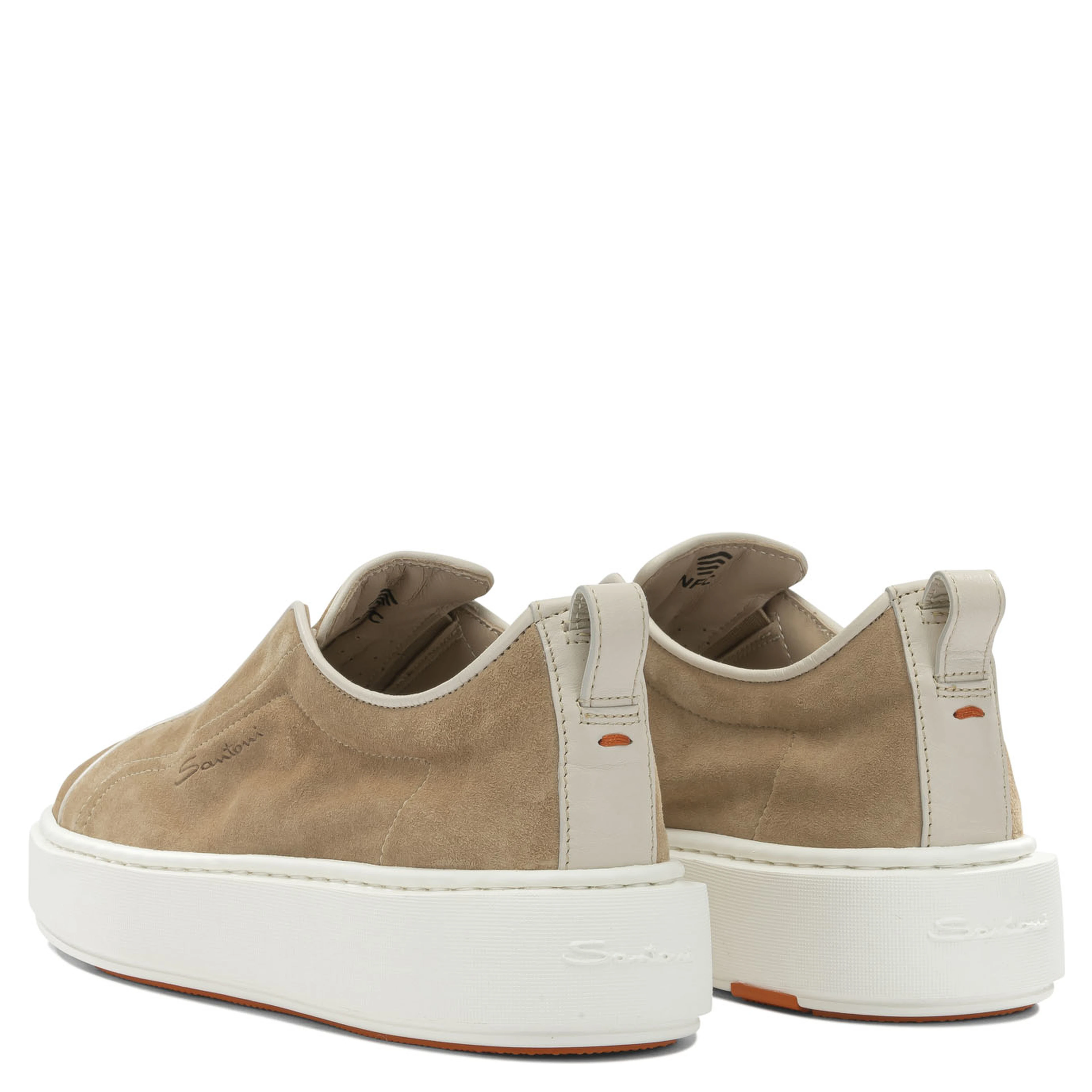 Low suede sneakers