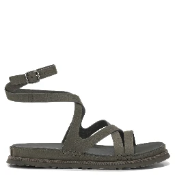 "GoldenGaze" Low sandals