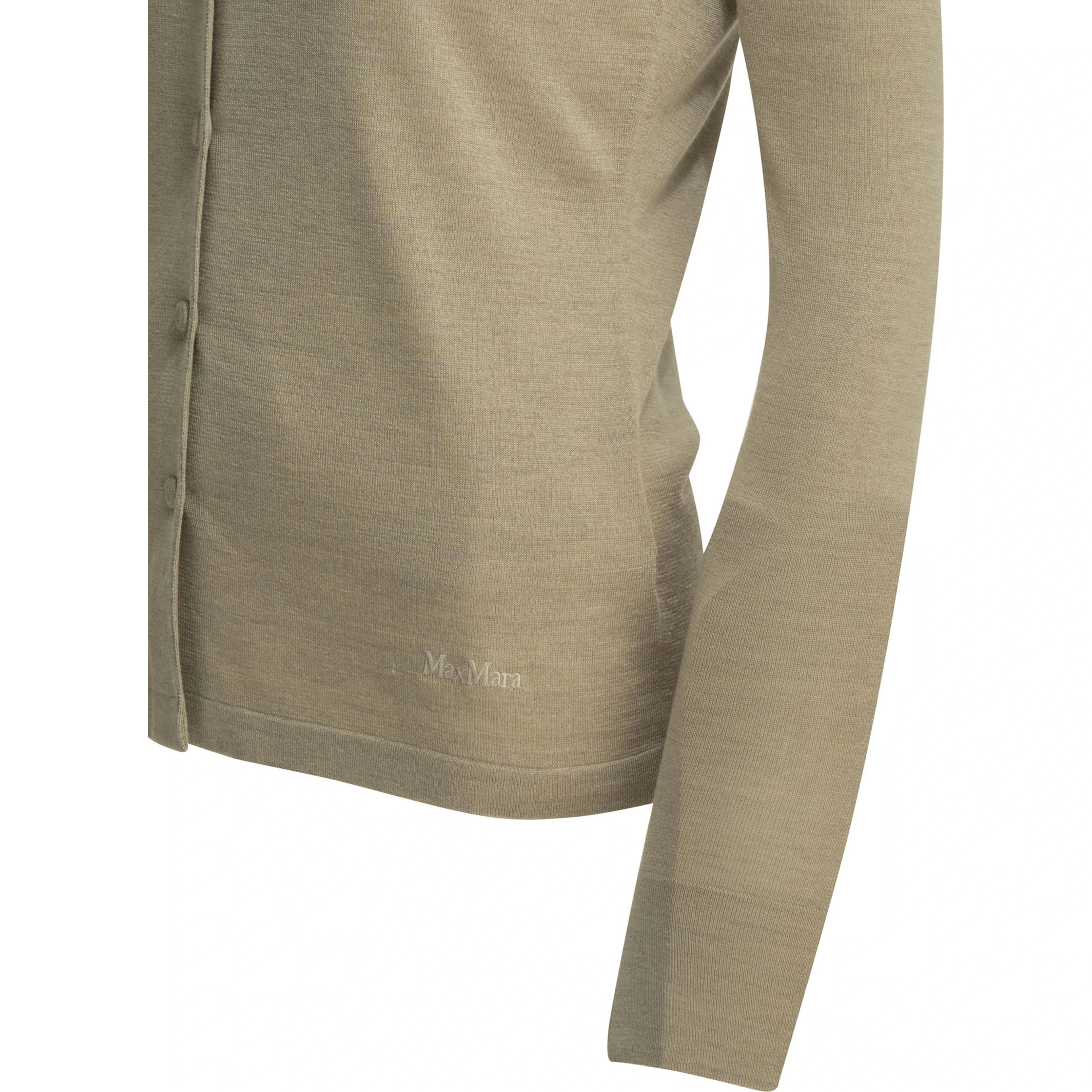 Silk blend cardigan