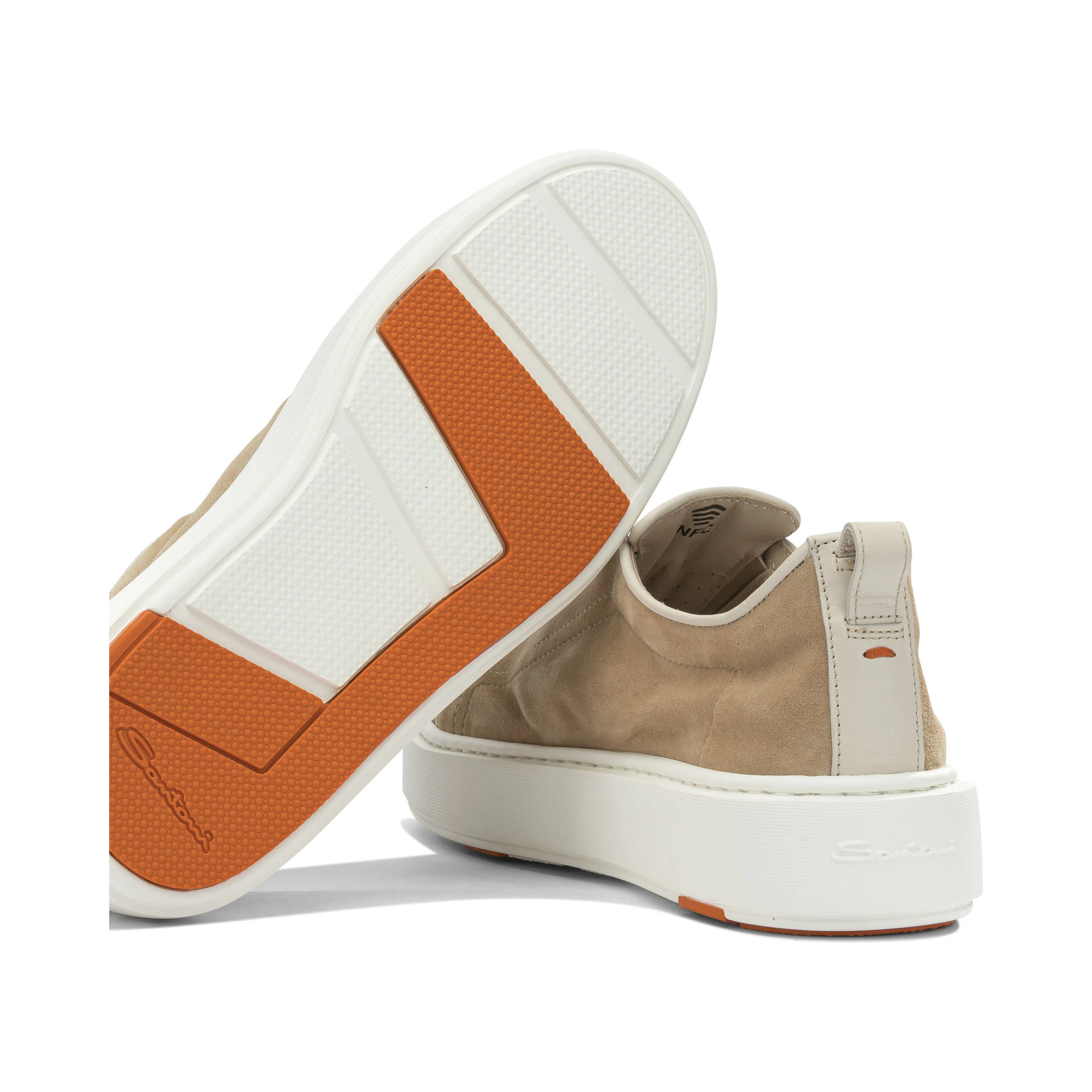 Low suede sneakers