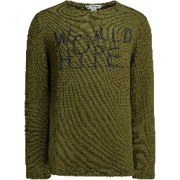 Crew-neck sweater with logo