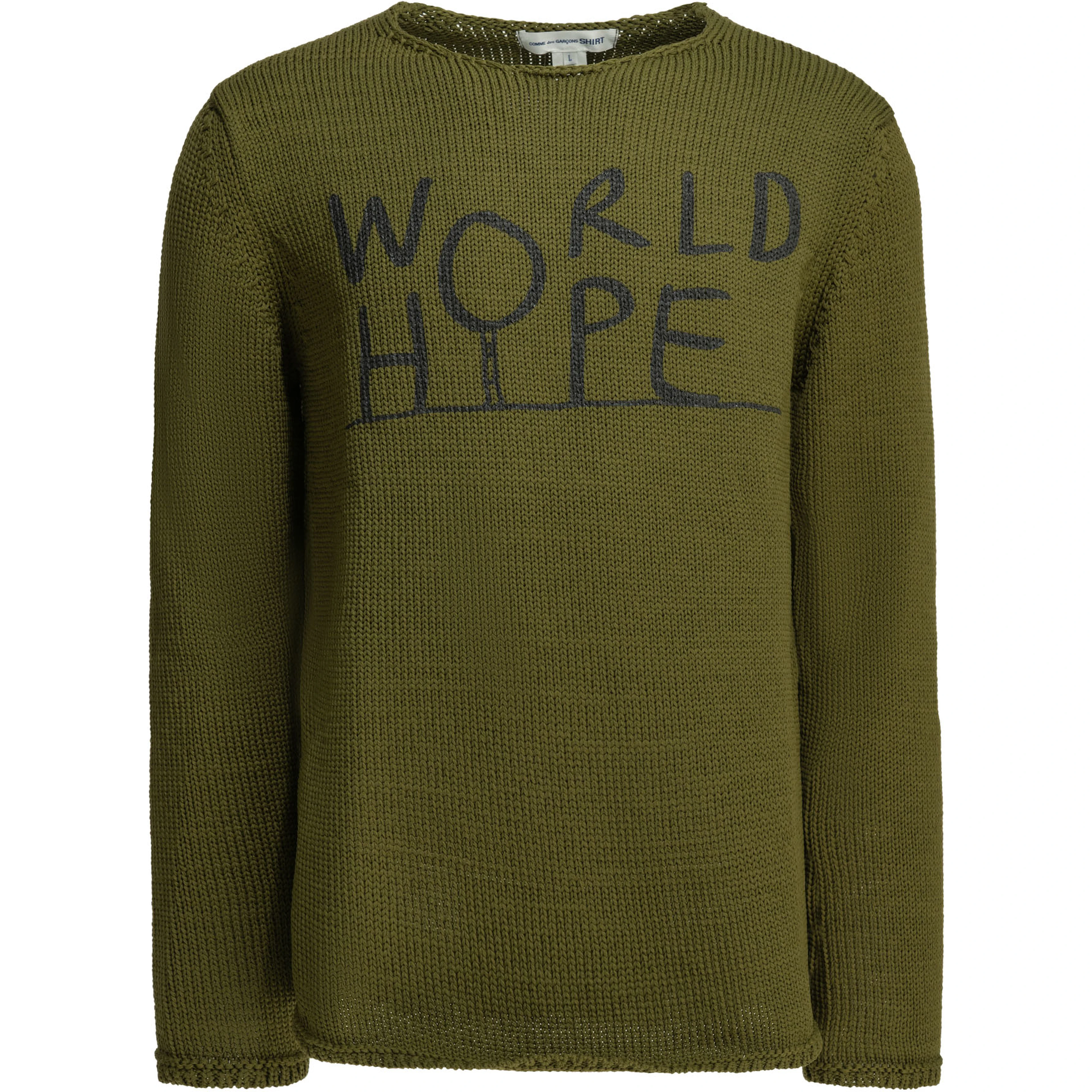 Crew-neck sweater with logo