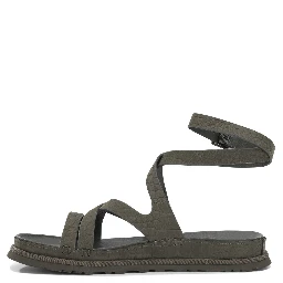 "GoldenGaze" Low sandals