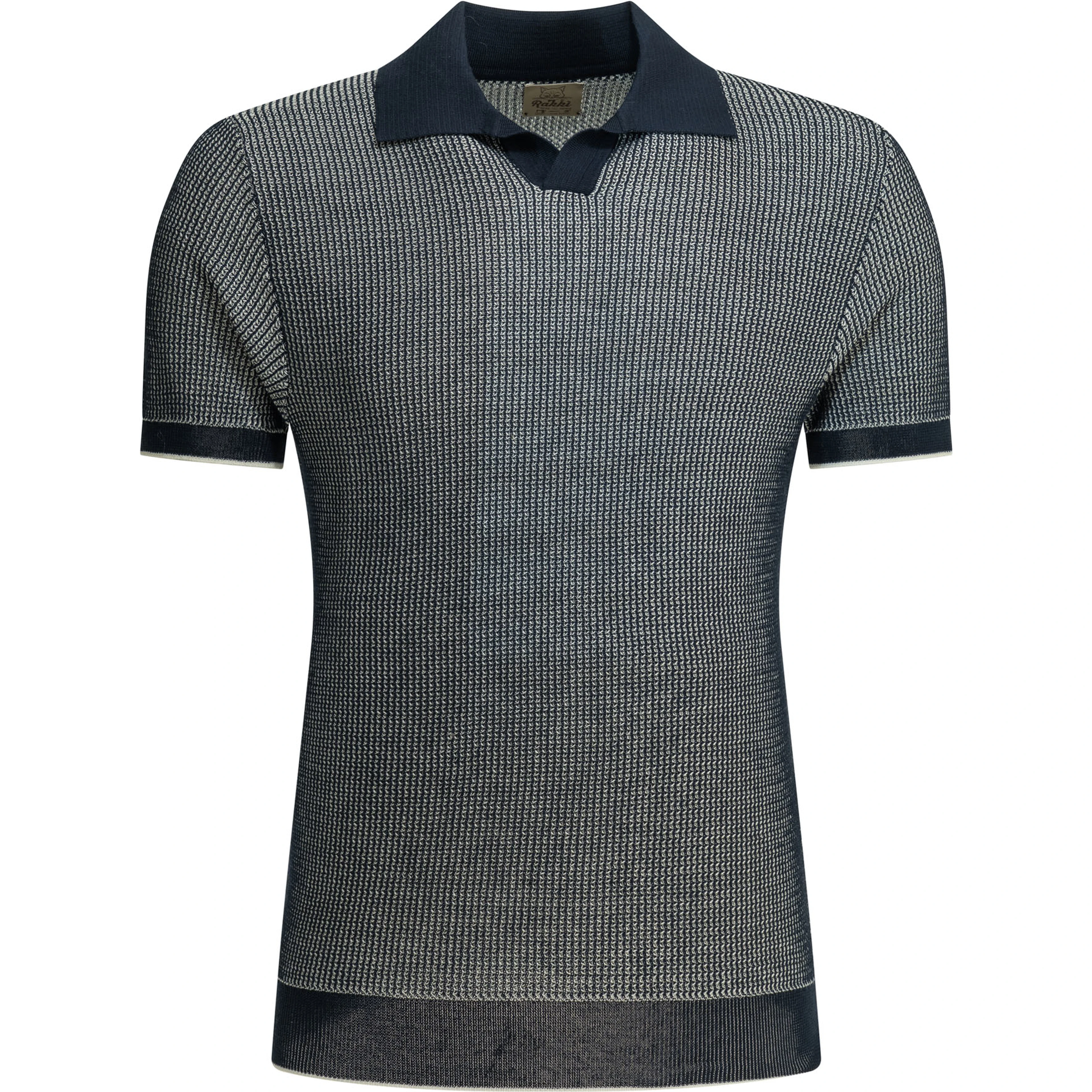 "Mercedes 300" buttonless polo shirt